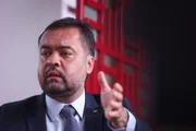 O governador do Rio de Janeiro, Cláudio Castro (PL), em entrevista ao Metrópoles