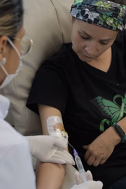 A jornalista brasiliense faz tratamento pelo terceira vez