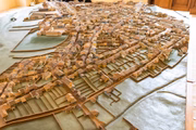 Maquete de São Paulo em 1841, feita pelo holandes Henrique Bakkenist, em 1922