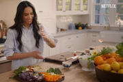 A ex-atriz de Hollywood prepara pratos saborosos e dá dicas de culinária