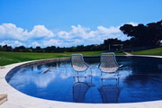 O hotel proporciona luxo e tranquilidade 