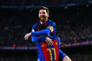 Messi e Neymar juntos na época de Barcelona
