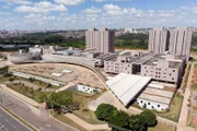 O Centrad, construído por meio de parceria público-privada (PPP), tem 14 prédios distribuídos em um terreno de 182 mil metros quadrados