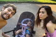 A pequena é fruto do relacionamento do casal 