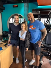 Felipe Becari, Carla Diaz e Cássio Fidlay