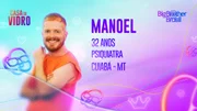 Manoel está na Casa de Vidro e tenta uma vaga no BBB23