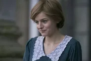 Emma Corrin como princesa Diana, em The Crown