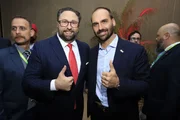 Jason Miller e Eduardo Bolsonaro