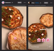 Luísa Sonza e Vitão curtem noite de pizza juntos 