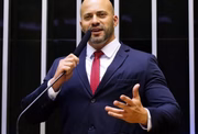 Deputado Daniel Silveira no plenário