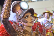 Desfile da Mocidade Alegre, no Anhembi, em São Paulo