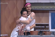 No BBB21, Fiuk e Juliette discutiram por bolo com cobertura de chocolate