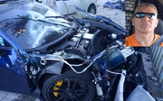 Acidente envolvendo Porsche matou motorista de aplicativo Ornaldo Viana (detalhe)