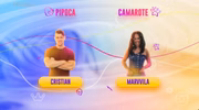 No início do programa, ele foi o par de Marvvila 