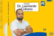 Leonardo Javier Puente Cuesta, o Dr. Leonardo Cubano (PL), de 43 anos, foi candidato a vereador em São Gabriel da Palha (ES) e também ficou suplente