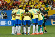 Time reunido antes da bola rolar