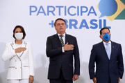 Execução do Hino Nacional Brasileiro