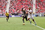 Lance do jogo entre Boavista e Botafogo na Arena BRB Mané Garrincha