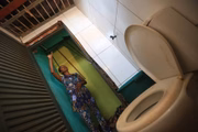 A creche precisa de reformas, a exemplo do banheiro