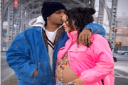 Rihanna e o rapper A$AP Rocky
