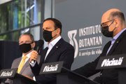 Coletiva do governador de São Paulo, João Doria, sobre a Coronavac