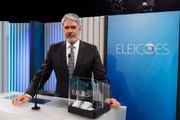 William Bonner no debate entre candidatos à Presidência