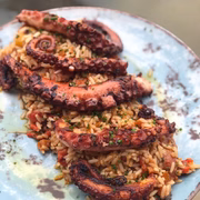 Arroz de polvo com linguiça Blumenau do Rosso
