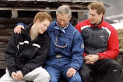 William e Harry são filhos do príncipe Charles e da princesa Diana 