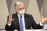 Ex-assessor do Ministério da Saúde Airton Cascavel na CPI da Covid-19