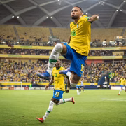 Neymar Jr. em ação pela Seleção Brasileira