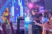 Ludmilla joga água em fã durante show; entenda