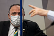 Ex-ministro Eduardo Pazuello na CPI da Covid