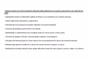 Grade curricular do curso pago pela Presidência da República para treinar a 'cozinha' do Palácio da Alvorada