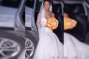 Investigada com vestido de casamento