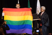 Fábio Felix durante diplomação
