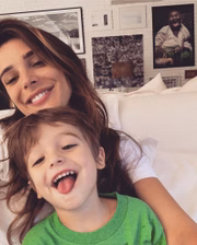 Eles têm um filho, Rocco, de 4 anos 