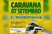 Caravana organizada no Espírito Santo, com destino à Avenida Paulista, em São Paulo