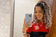 Vivianne Noronha compareceu ao Maracanã ao lado de MC Pozo do Rodo
