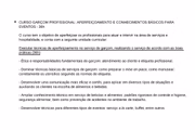 Grade curricular do curso pago pela Presidência da República para treinar a 'cozinha' do Palácio da Alvorada