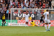 Jogadores do Boavista lamentam gol relâmpago 