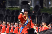 Príncipe William participa de ensaio para o Trooping the Colour 2023 