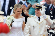 Princesa Charlene e príncipe Albert se casaram em 1º de julho de 2011