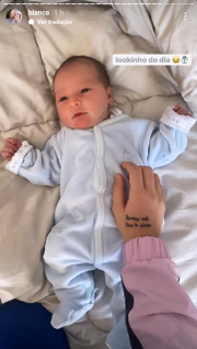 O bebê é o primeiro filho do casal
