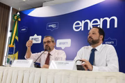 Alexandre Lopes, ao lado do ex-ministro da Educação, Abraham Weintraub