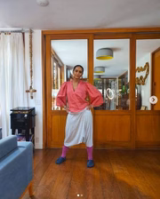 Taís Araújo com look de home office