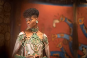Letitia Wright vive Shuri em Pantera Negra: Wakanda Para Sempre 