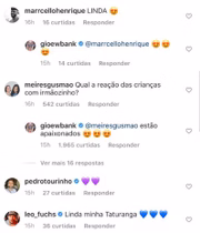Ela respondeu aos fãs sobre como Titi e Bless receberam o novo integrante da família