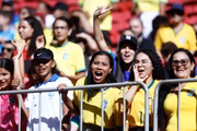 Torcedores animaram a Seleção Feminina