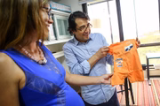 Joanna Fulford e o marido boliviano, David Gutierrez