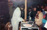 Em ação com os Magrellos, em festa no Paranoá, em 1989